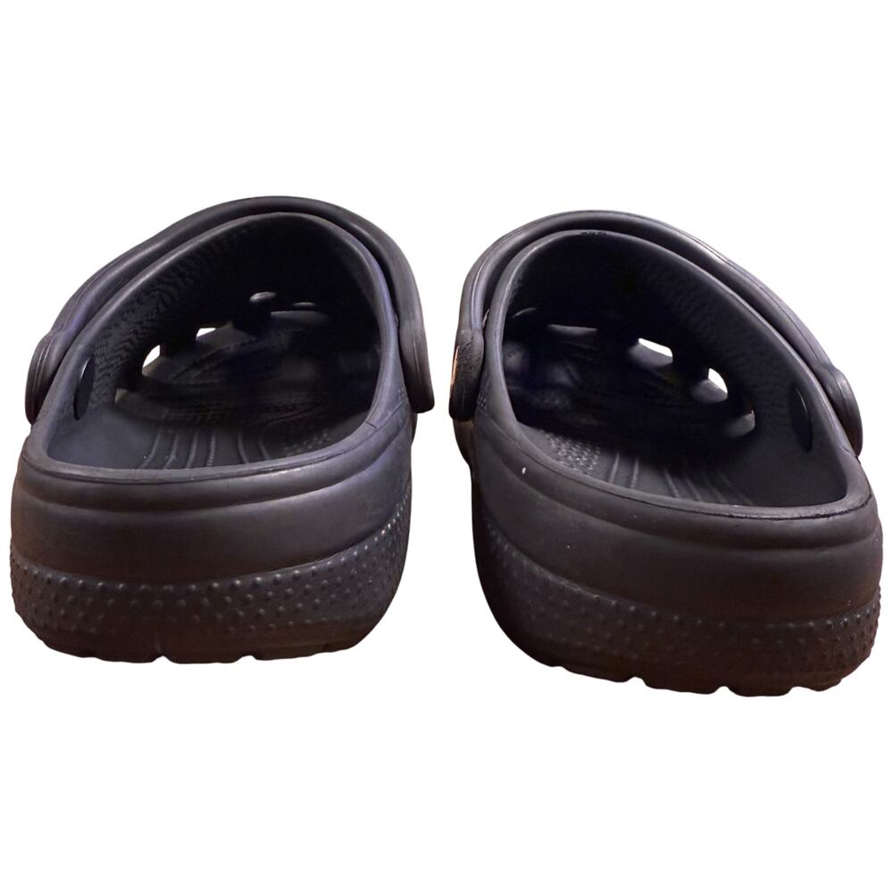CROCS Size J5 Black Clogs Jibbitz Disney Mickey Goofy Marvel Guardian Galaxy - Picture 7 of 16